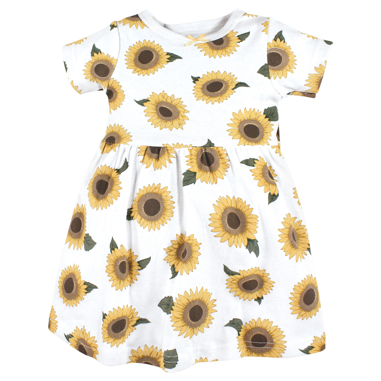 Hudson Baby Cotton Dresses Sunflower 6-9 Months
