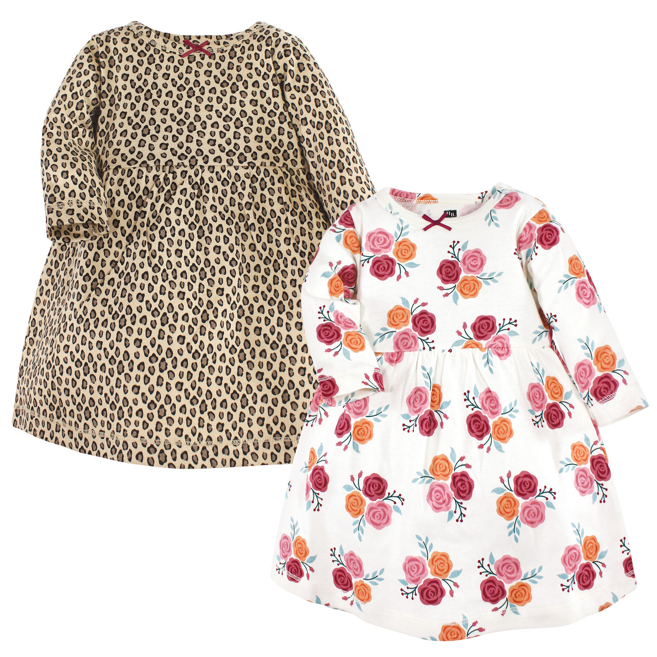 Hudson Baby Cotton Dresses Autumn Rose 12-18 Months