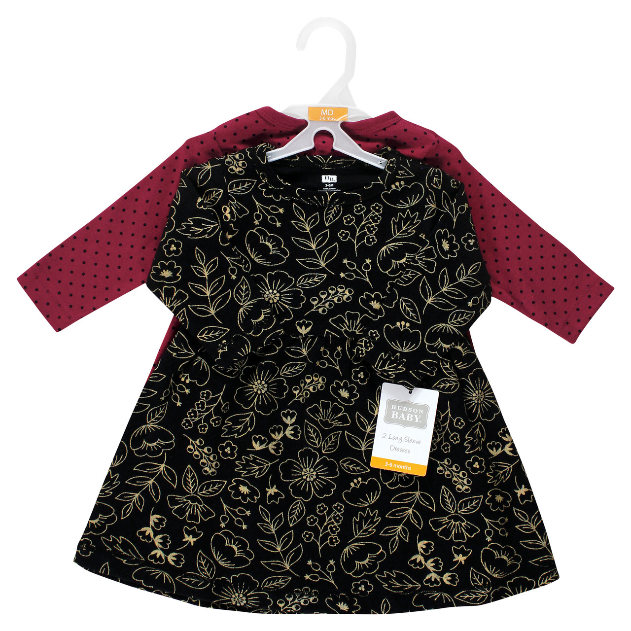 gold baby dress 3-6 months 498B Gold Sequins V Back & Bow Baby Dress – Kid's Dream Wholesale main image 1