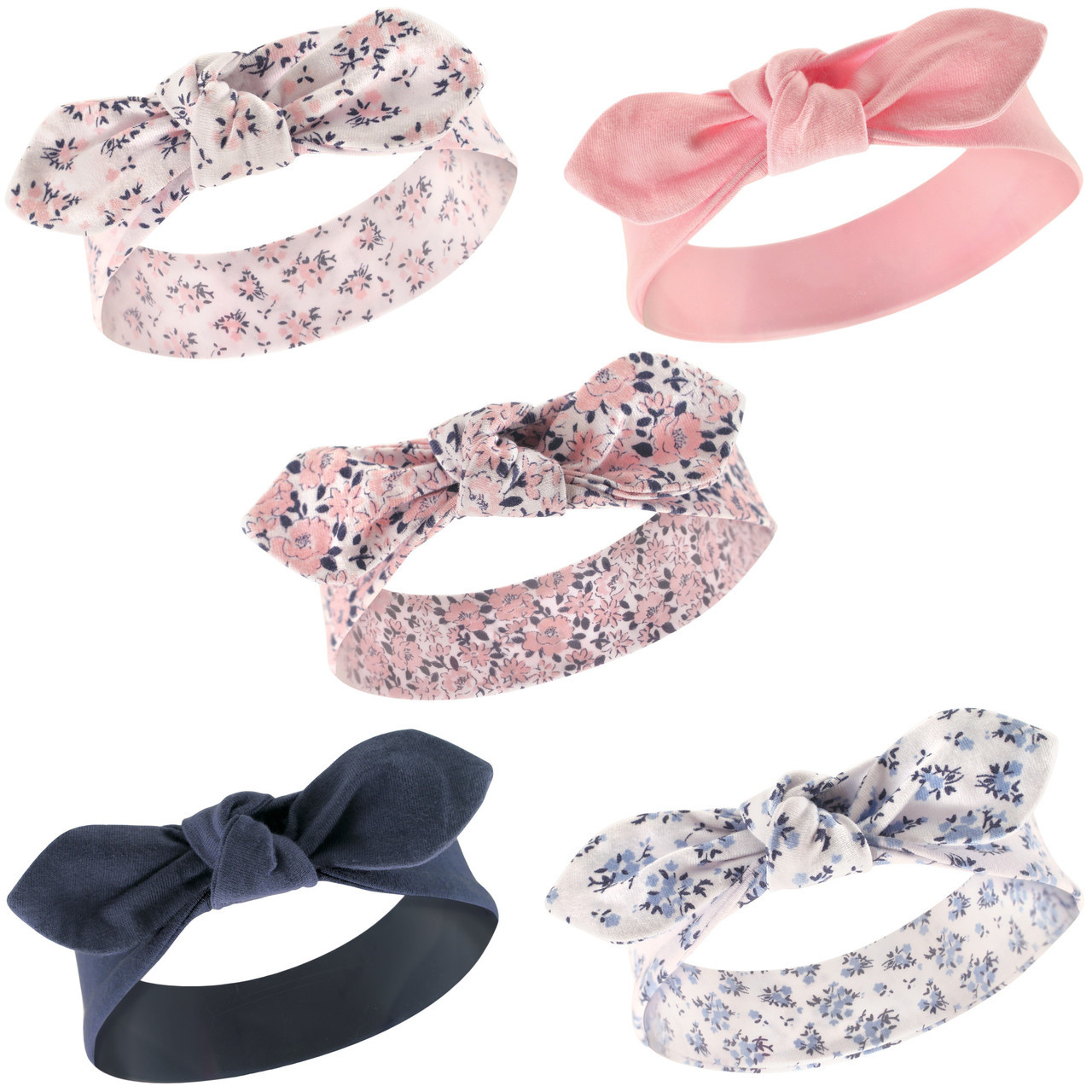 Hudson Baby Headbands 5 Pack Prairie Flowers Baby And Toddler