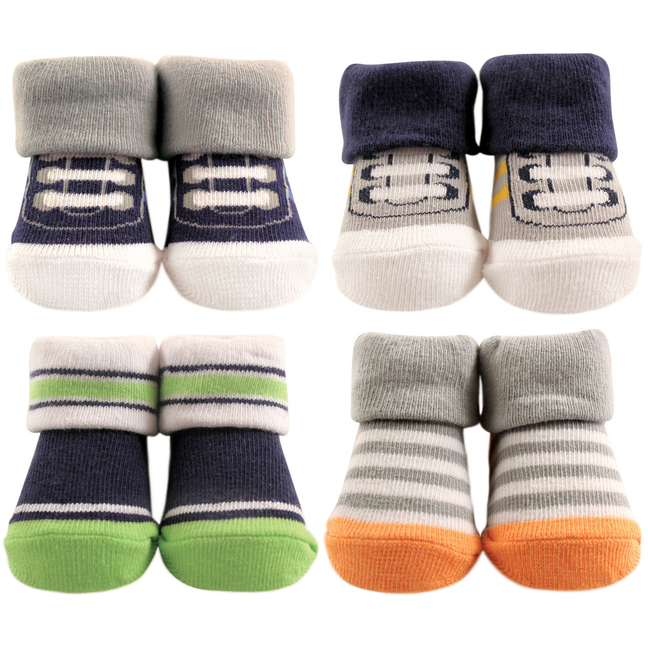 Hudson Baby Socks Gift Set 4 Pack Athletic Baby And Toddler Clothes Accessories And Essentials