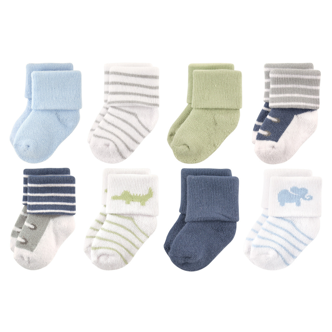 Luvable Friends Socks, 8-Pack, Safari | Baby and Toddler Clothes ...