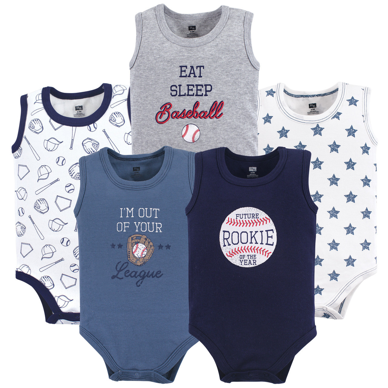 Multi 5-Pack Tank Bodysuits