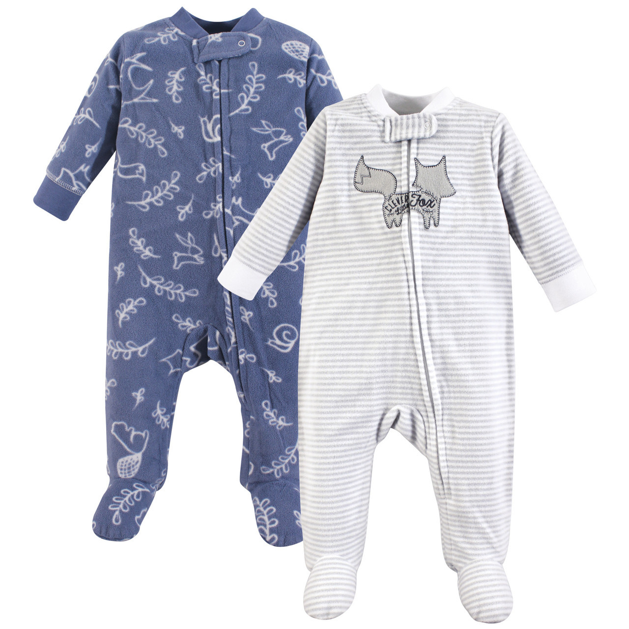 Yoga Sprout Fleece Sleep and Play, 2-Pack, Forest | Baby and Toddler ...