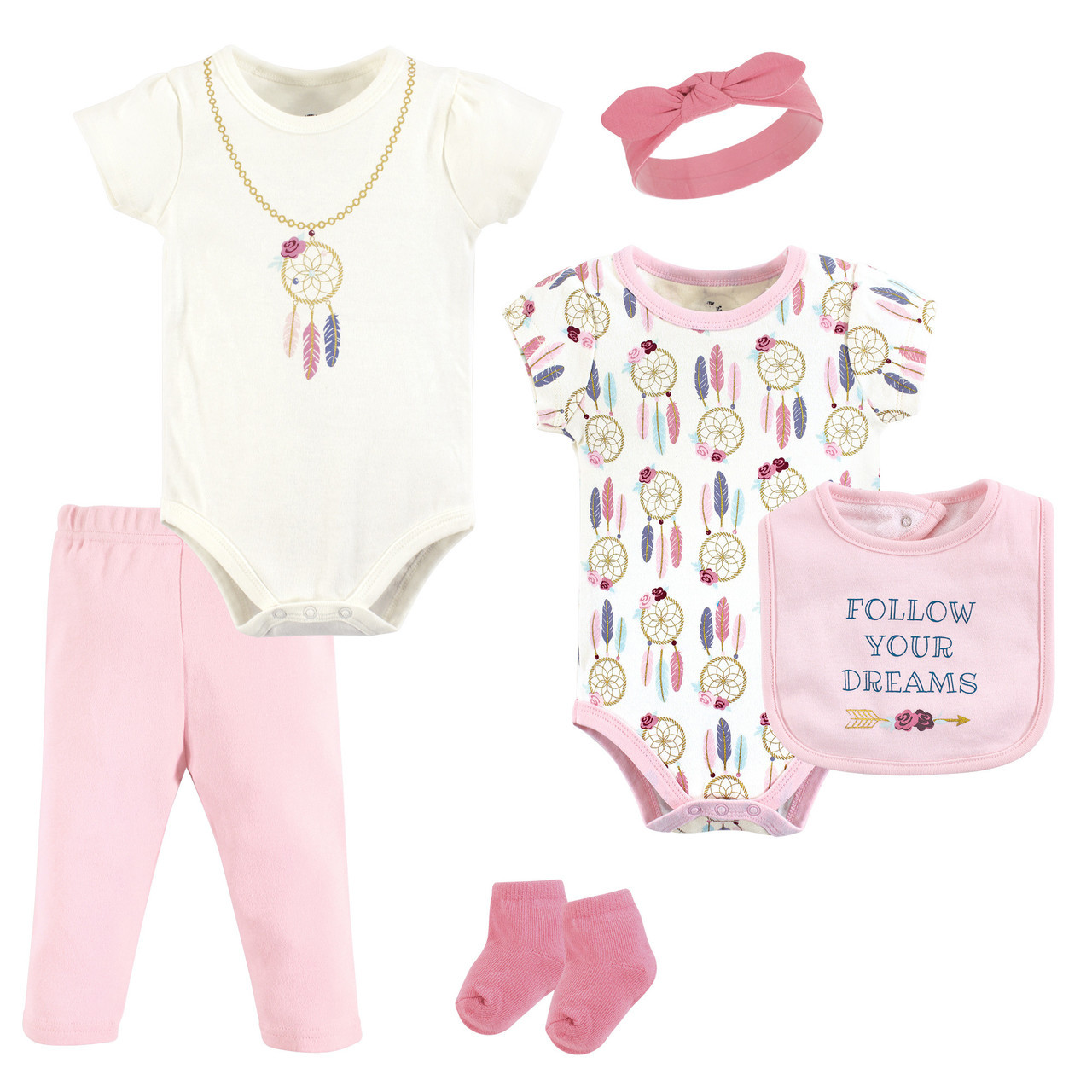 Little Treasure Clothing Set 6 Pieces Dream Catcher Baby And