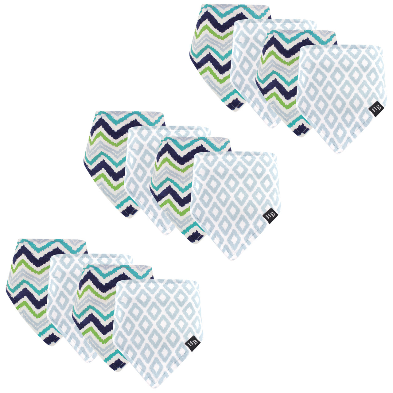 Hudson Baby Bandana Bib 12 Pack Chevron Baby And Toddler Clothes Accessories And Essentials