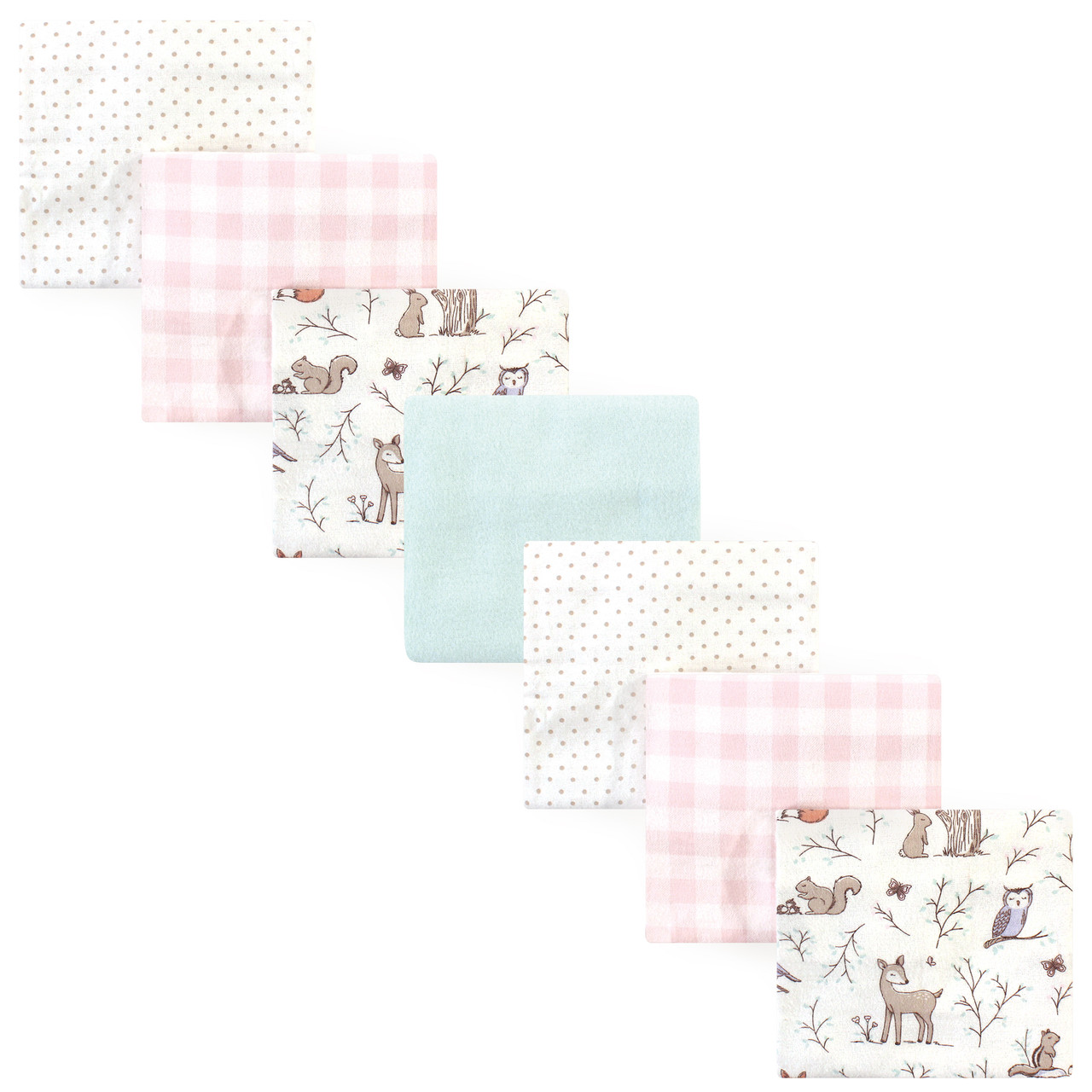 hudson baby 7 receiving blankets