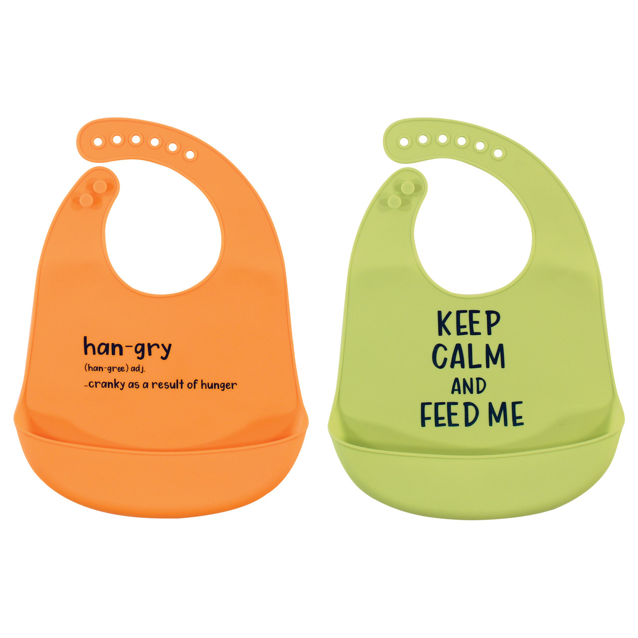 silicone bib with pocket