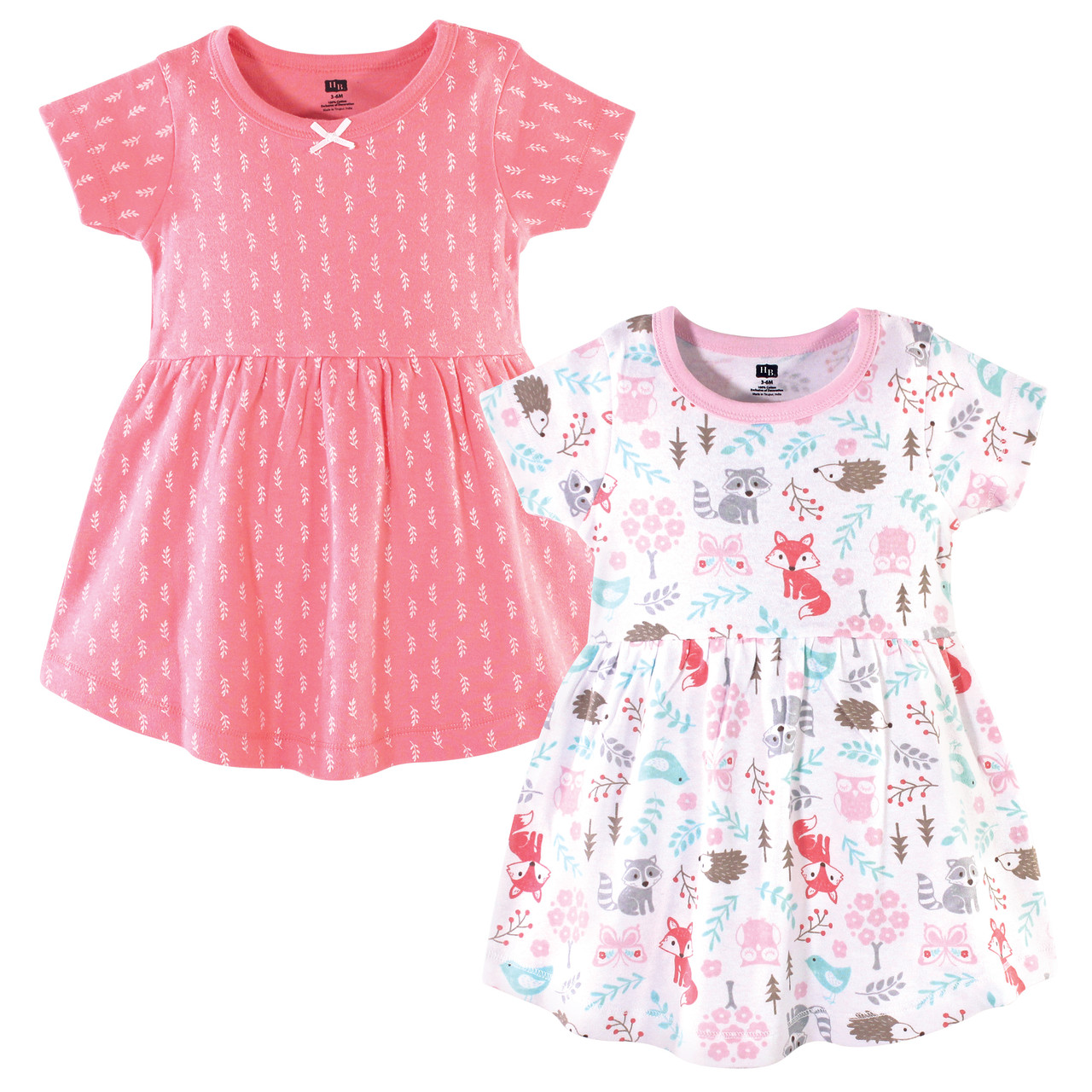 Hudson Baby Dress 2 Pack Woodland Fox Baby And Toddler Clothes