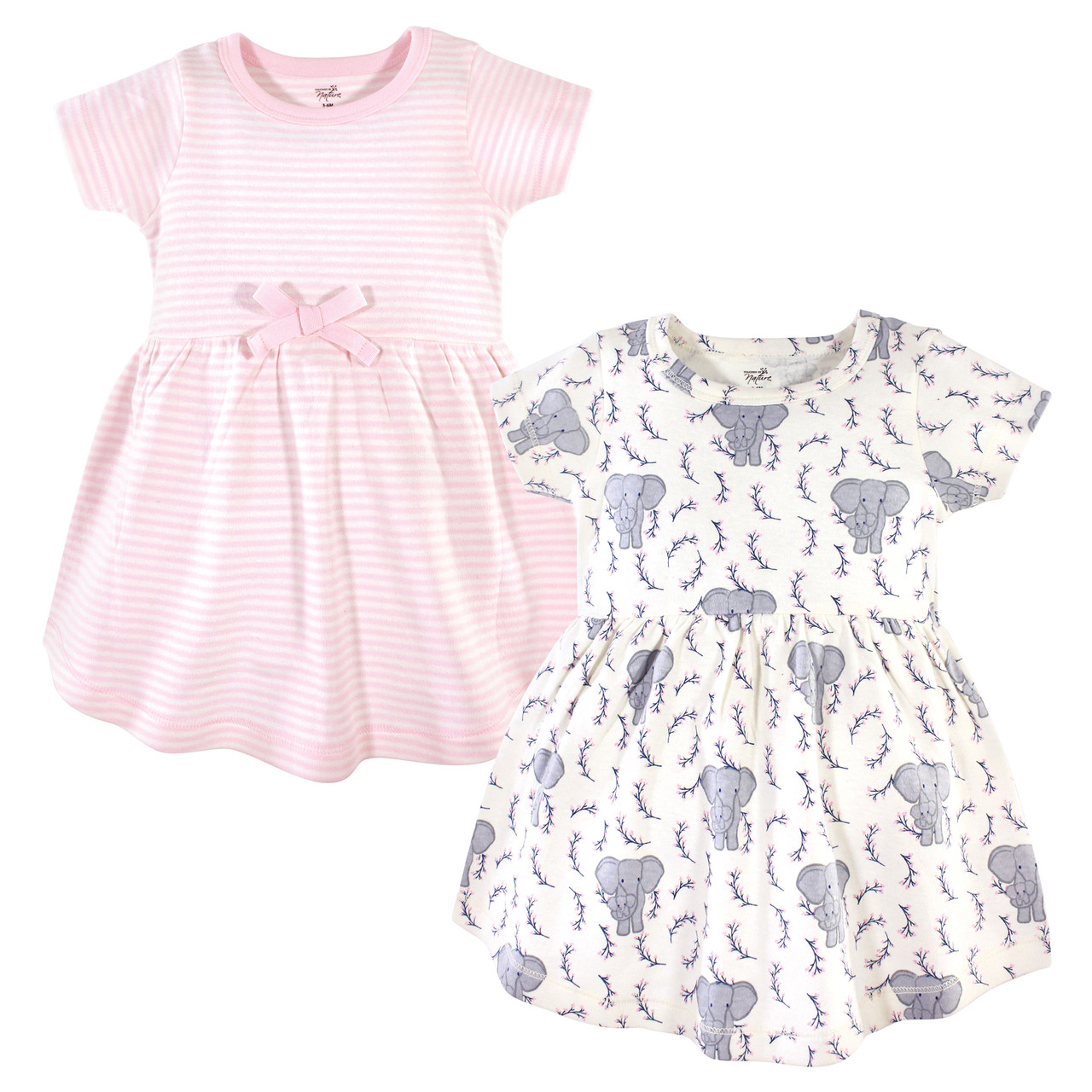 strapless open back dress Rose Pink Floral Gingham Mini Dress - Smocked Dresses main image 0