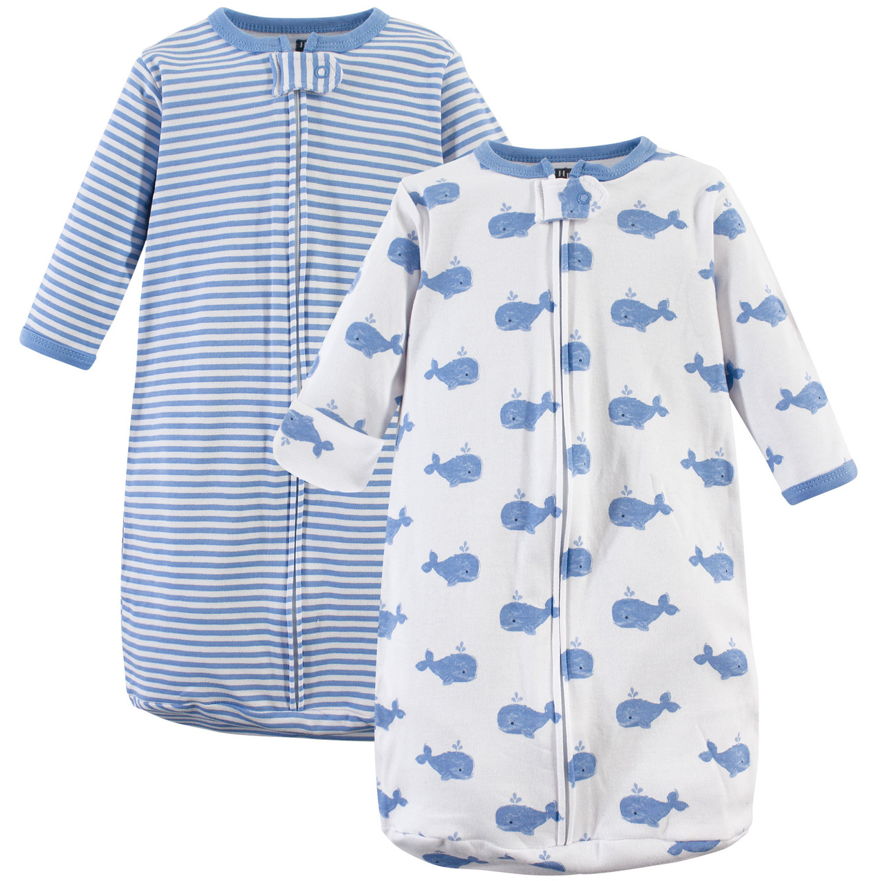 Hudson Baby Sacco Nanna Maniche Lunghe Unisex In Cotone - 100% Cotone Morbido, 3-9 Mesi, Fantasia Boy Woodland Pals