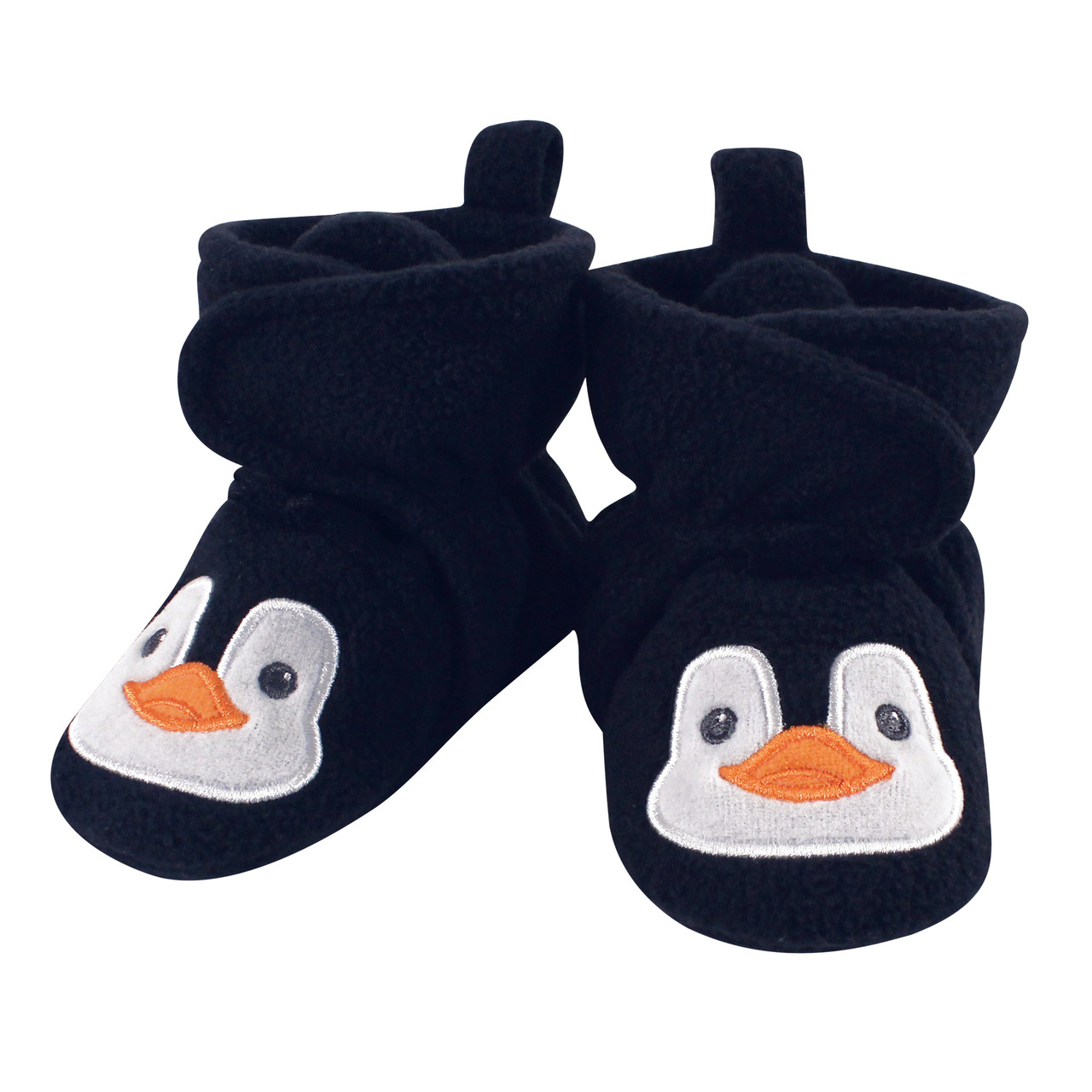 penguin baby booties