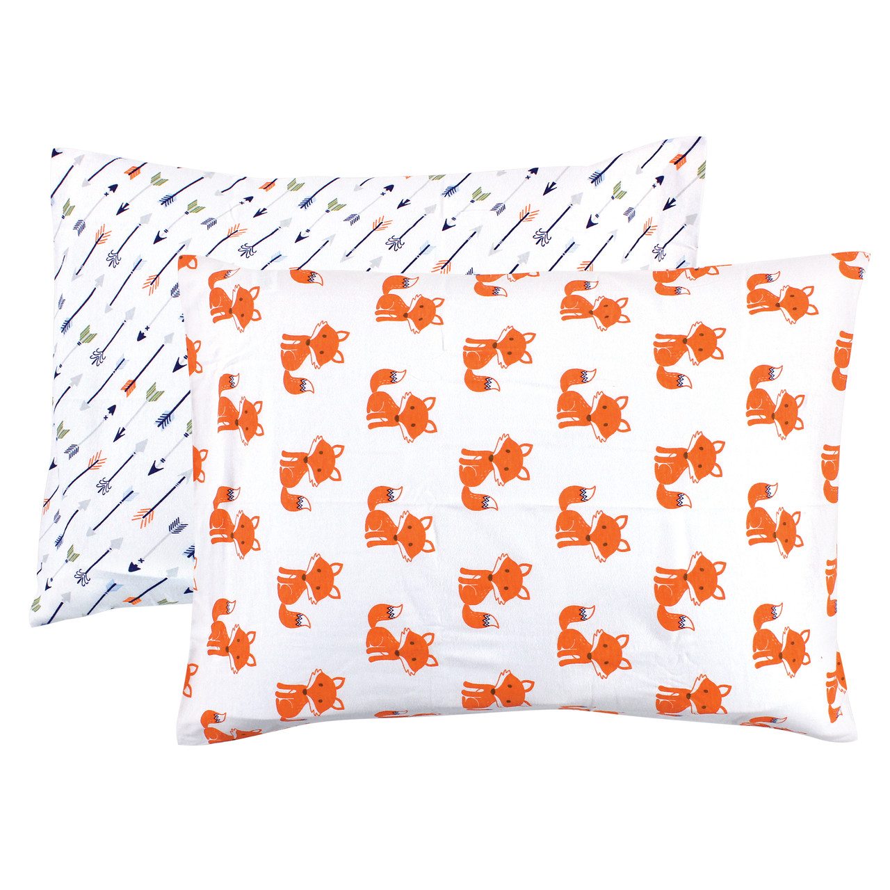 Hudson Baby Envelope Toddler Pillow Case 2pk Foxes One Size