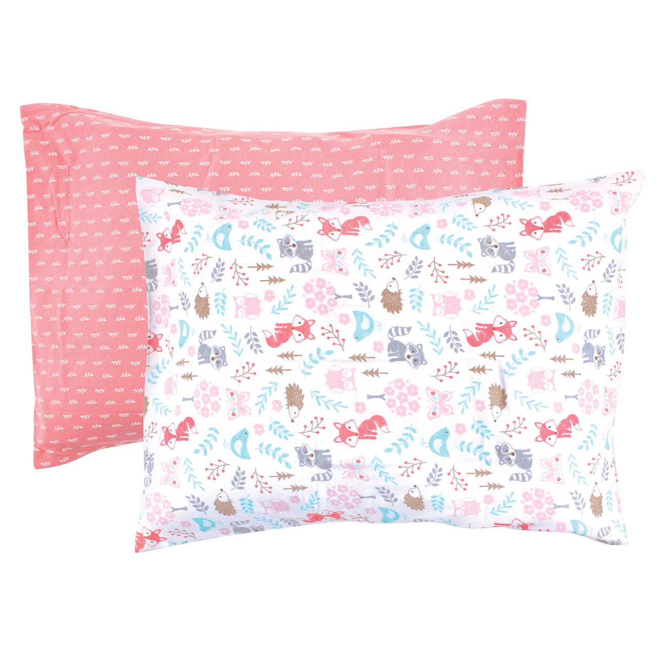Hudson Baby Envelope Toddler Pillow Case 2pk Woodland Fox One