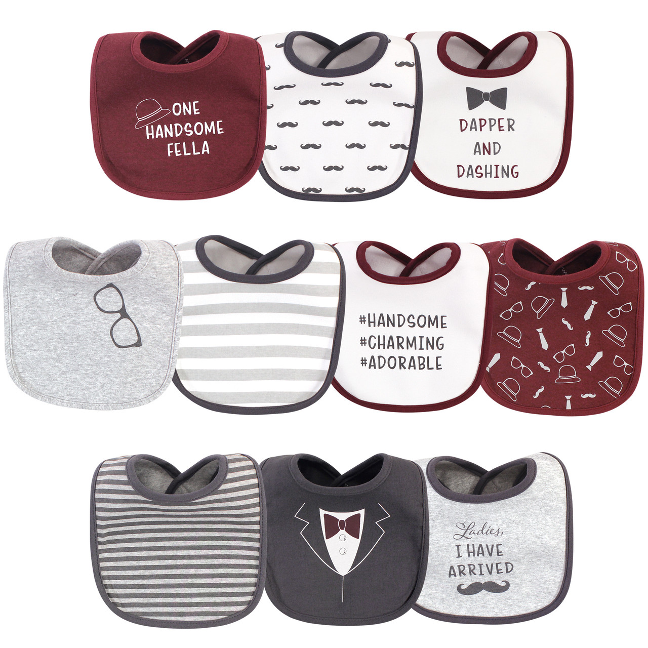 hudson baby drooler bibs