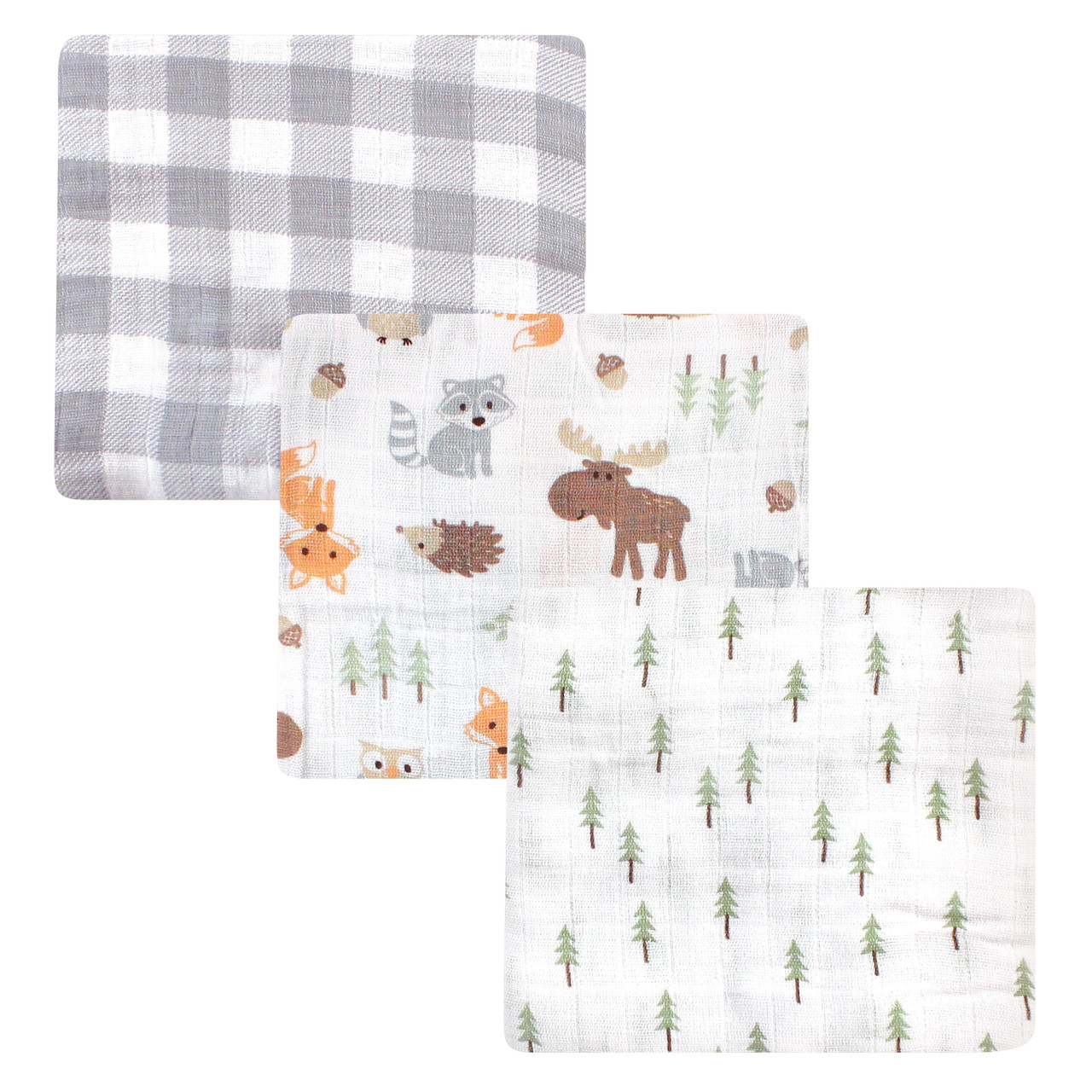 hudson baby muslin swaddle blankets foxes