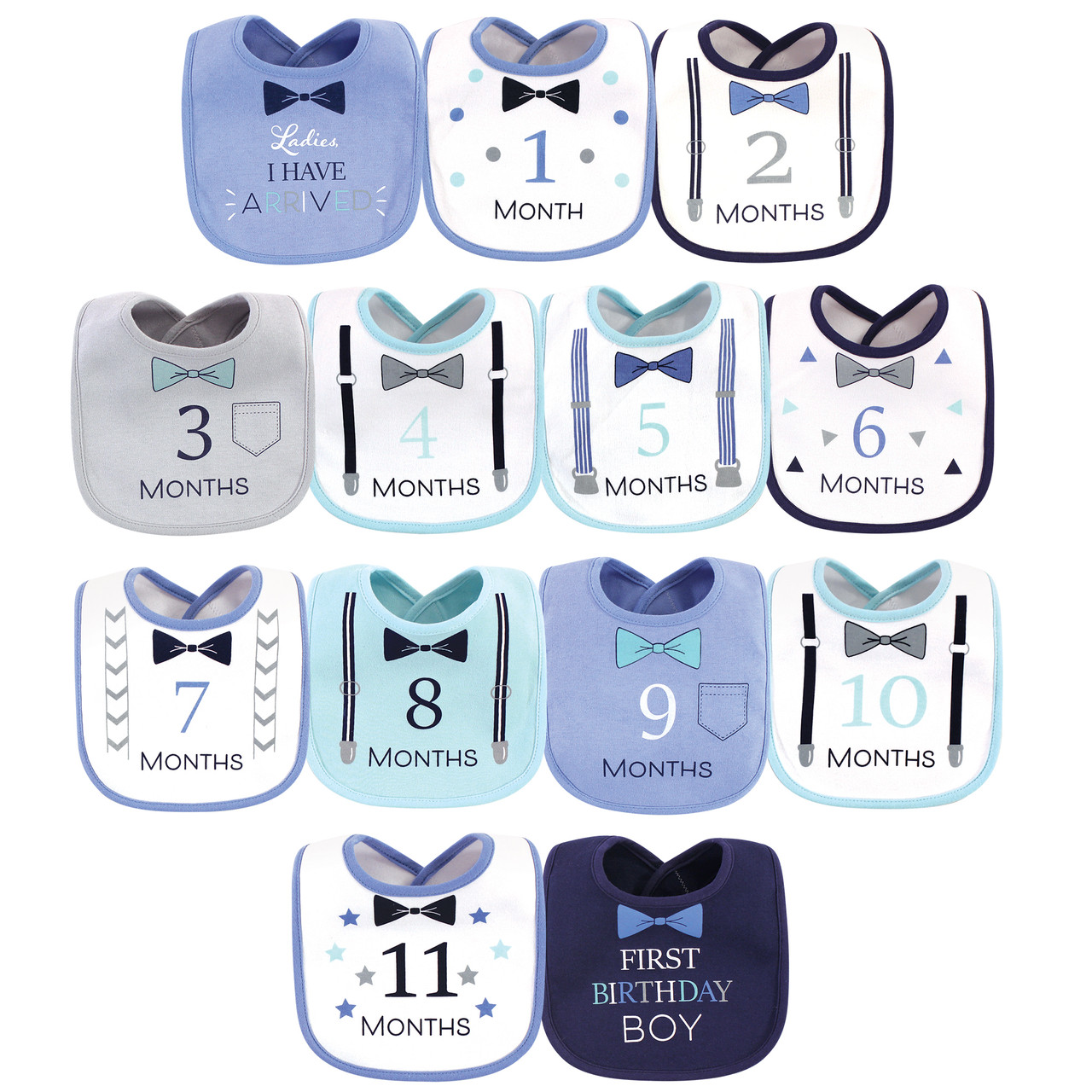 monthly baby bibs