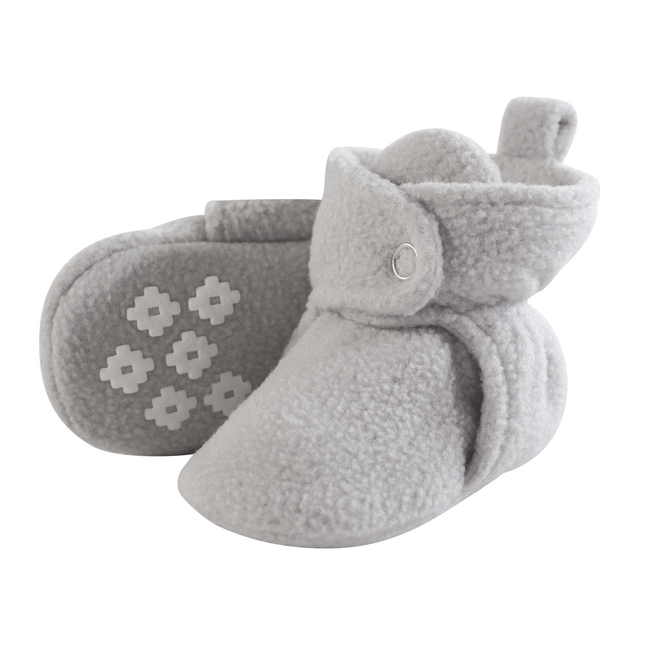 Luvable Friends Baby Boy Crib Shoes, Brown, 0-6 Months