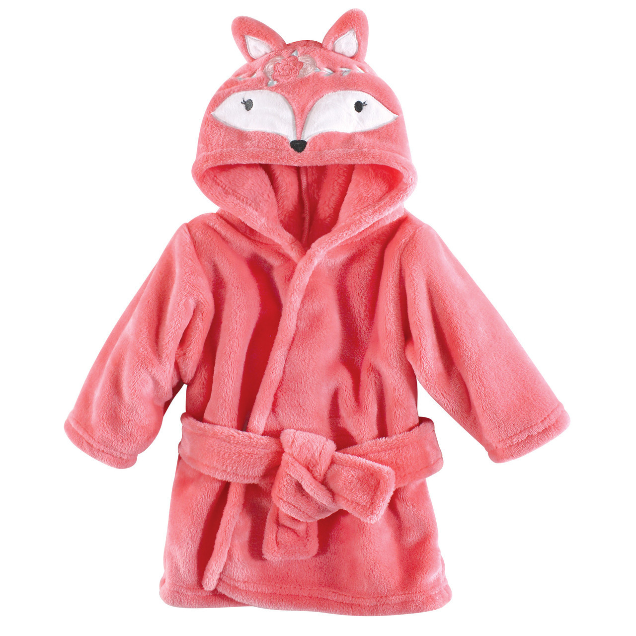 Hudson Baby Soft Plush Baby Bathrobe, Boho Fox Baby and Toddler