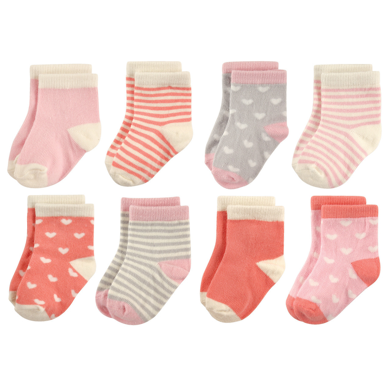 5-Pack Multicolour Baby Crew Socks
