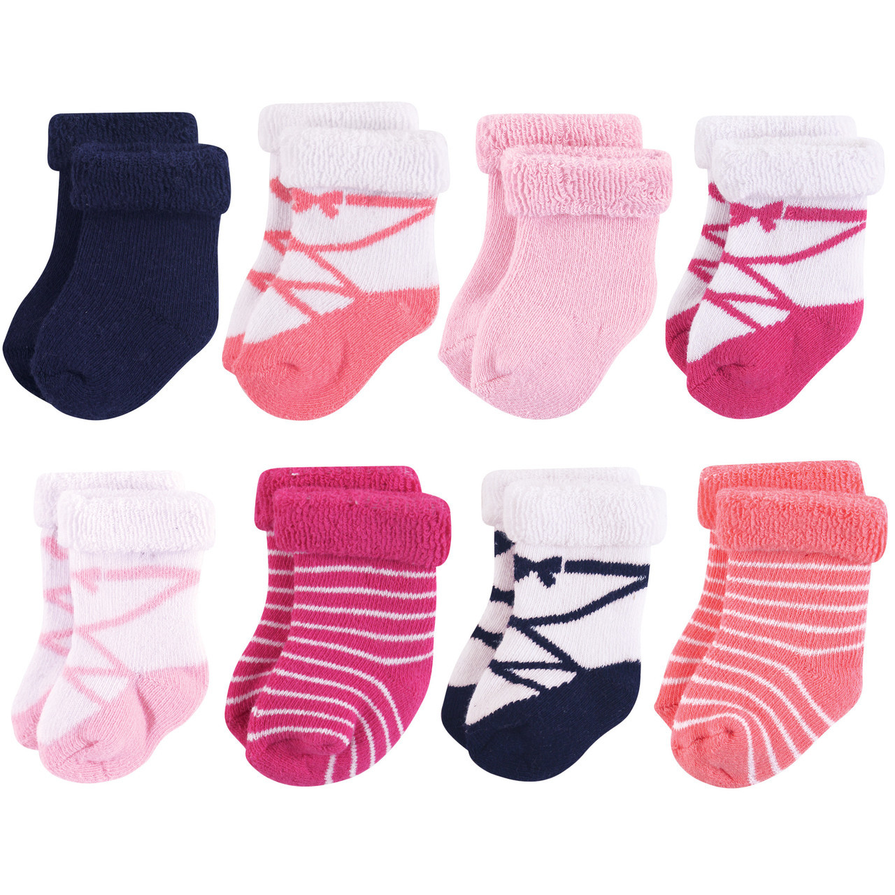 Hudson Baby Socks, 8Pack, Ballet Baby and Toddler Clothes