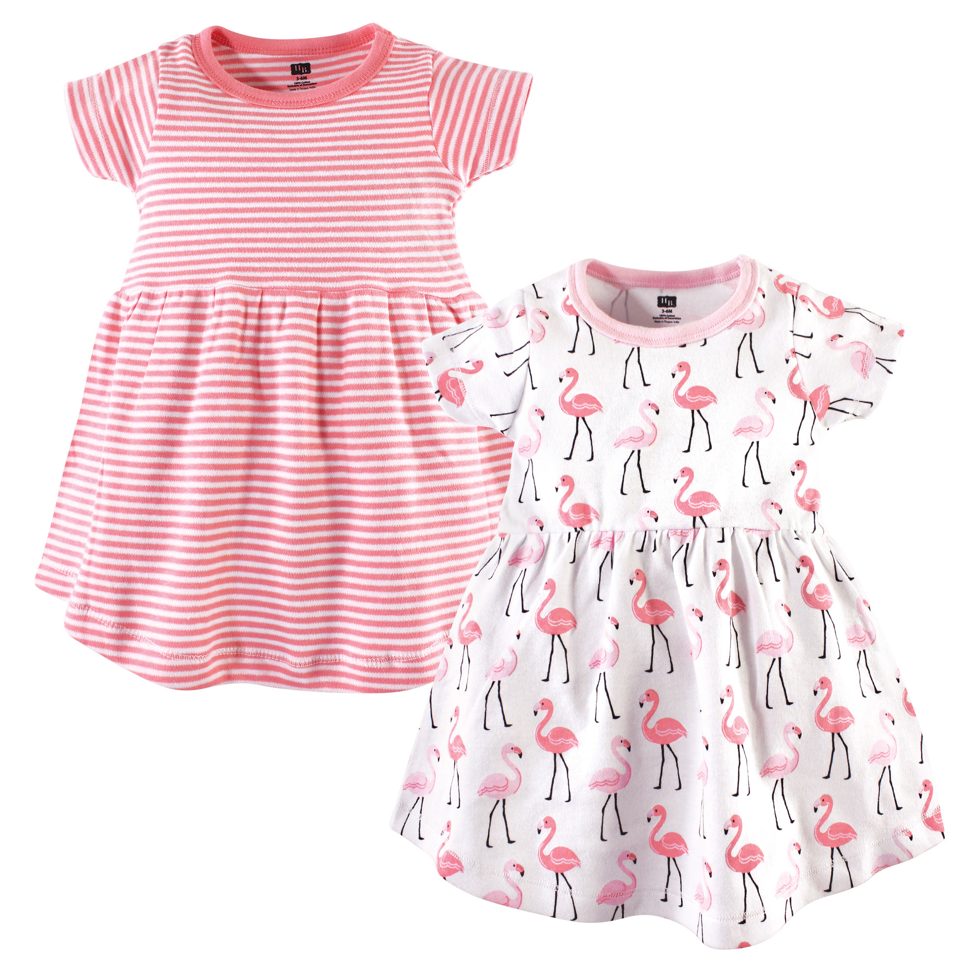 KIDS JERSEY TANK DRESS 4-10 FLAMENCO FLAMINGO