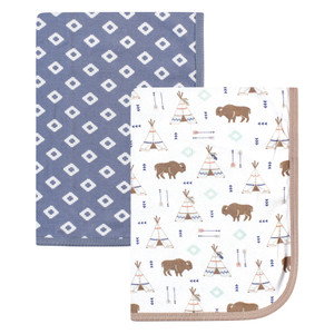 hudson baby muslin swaddle blankets foxes