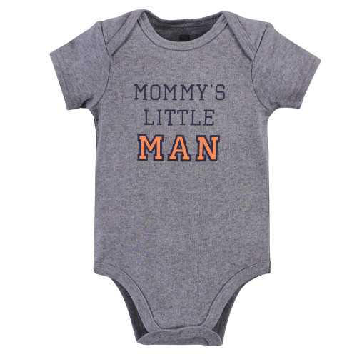 Hudson Baby Cotton Bodysuits, Boy Mommy