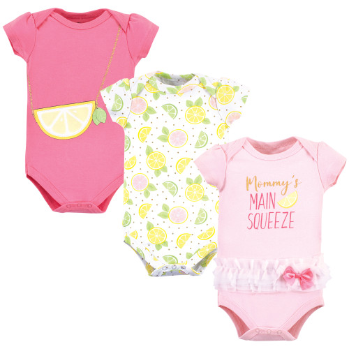 Little Treasure Cotton Bodysuits, Main Squeeze