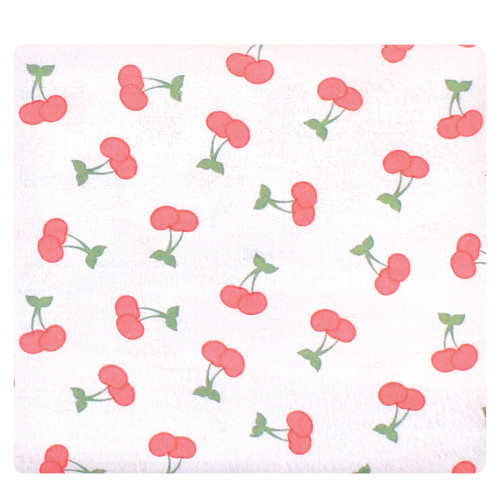 Hudson Baby Cotton Flannel Receiving Blankets Bundle, Cherry