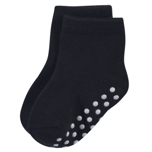 Touched By Nature Organic Cotton Socks with Non-Skid Gripper for Fall Resistance, Pink