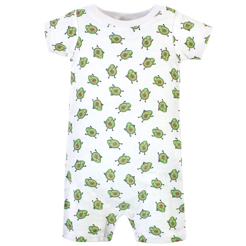 Hudson Baby Cotton Rompers, Aliviado