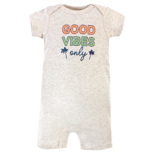Hudson Baby Cotton Rompers, Gone Surfing