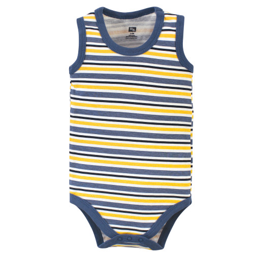 Hudson Baby Cotton Sleeveless Bodysuits, Sailor Dog
