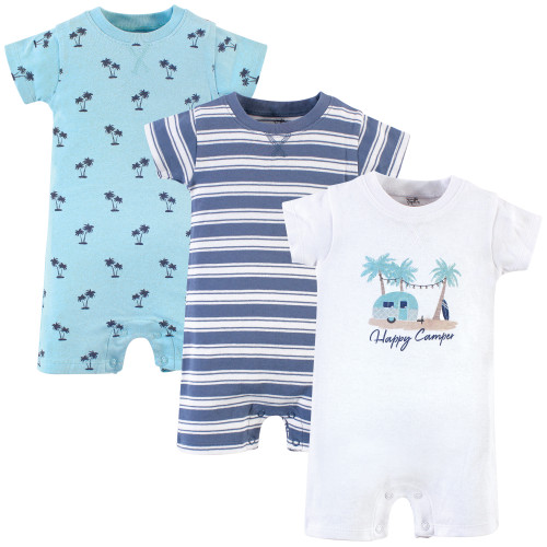Touched by Nature Organic Cotton Rompers, Camper