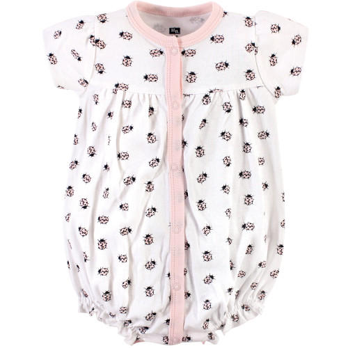 Hudson Baby Cotton Rompers, Ladybug