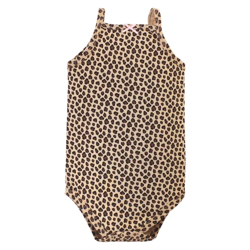 Hudson Baby Cotton Sleeveless Bodysuits, Summer Fun