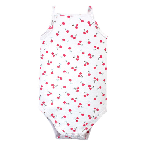 Hudson Baby Cotton Sleeveless Bodysuits, Banana Split