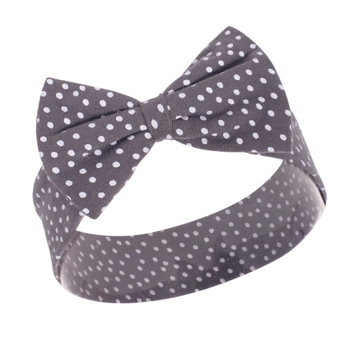 Hudson Baby Cotton Bib and Headband or Caps Set, Swan