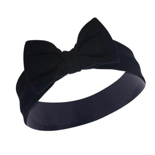 Hudson Baby Cotton Bib and Headband or Caps Set, Swan