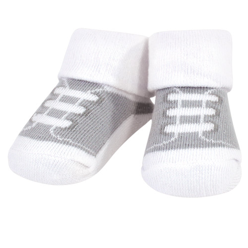 Hudson Baby Cotton Bib and Sock Set, Easter Chicks