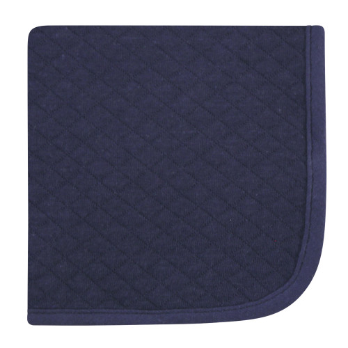 Hudson Baby Quilted Cotton Washcloths, Boy Forest