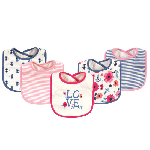 Touched by Nature Organic Cotton Layette Set and Giftset, Blue Garden Floral