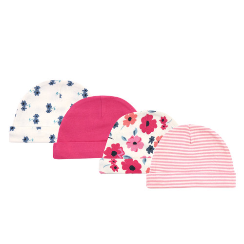 Touched by Nature Organic Cotton Layette Set and Giftset, Blue Garden Floral