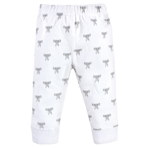Hudson Baby Cotton Pants and Leggings, Modern Elephant