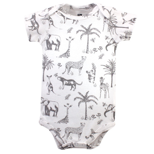 Hudson Baby Cotton Bodysuits, Vintage Safari