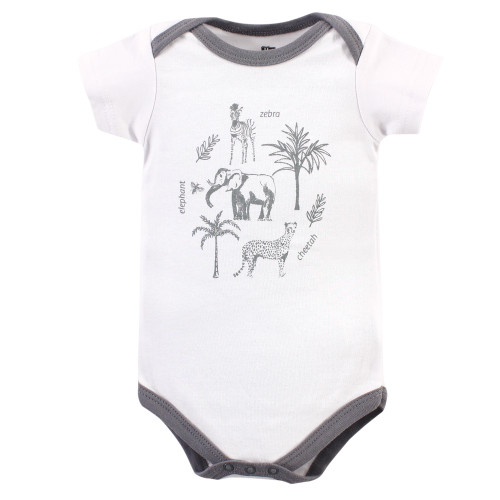 Hudson Baby Cotton Bodysuits, Vintage Safari