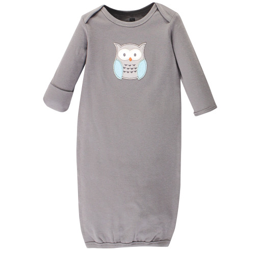 Hudson Baby Cotton Gowns, Unisex Owl