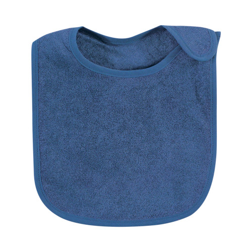 Hudson Baby Rayon from Bamboo Terry Bibs, Blue Orange Lime