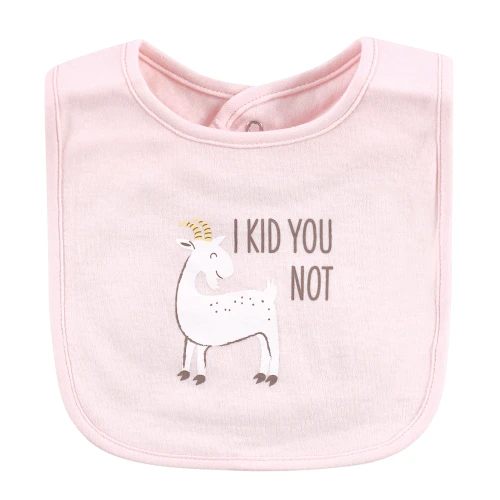 Hudson Baby Cotton Bibs, Hogs And Kisses